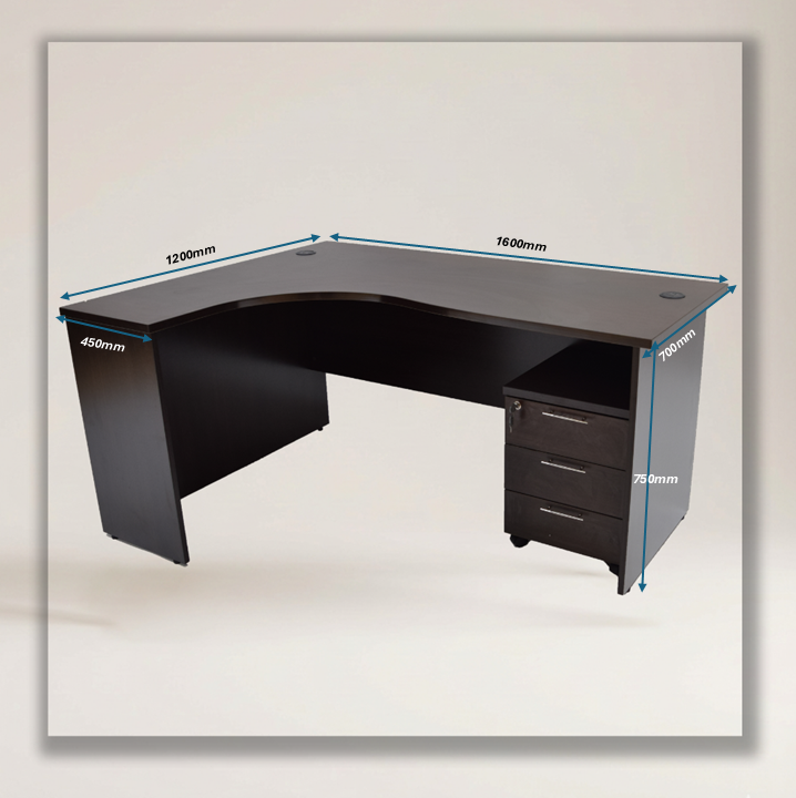 L-Shape Ergonomic Table