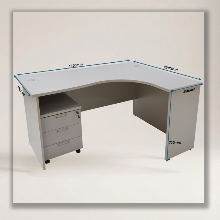 L-Shape Ergonomic Table