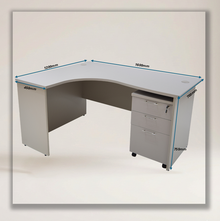 L-Shape Ergonomic Table