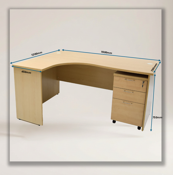 L-Shape Ergonomic Table