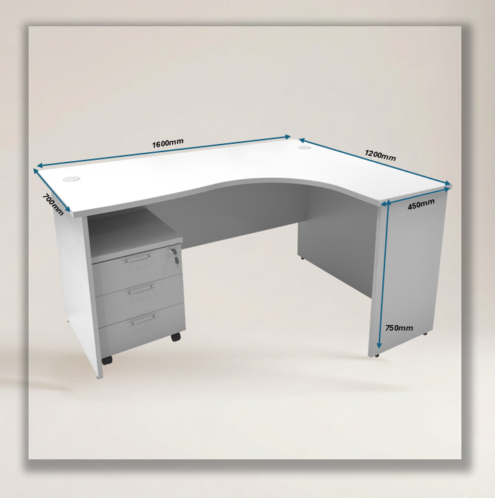 L-Shape Ergonomic Table