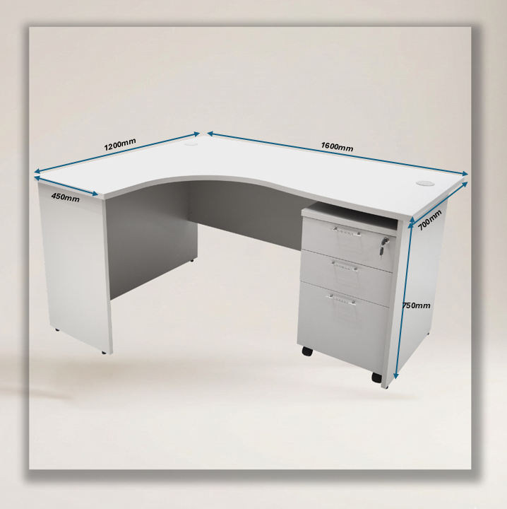 L-Shape Ergonomic Table